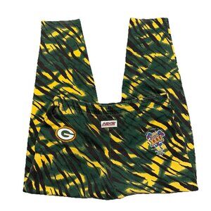 VTG 90s NIXZ Green Bay Packers Pants MC Hammer Workout Zubaz Style